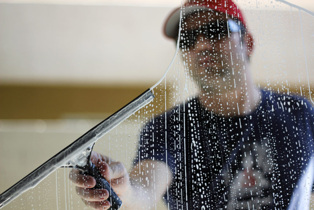 equipment for window cleaning