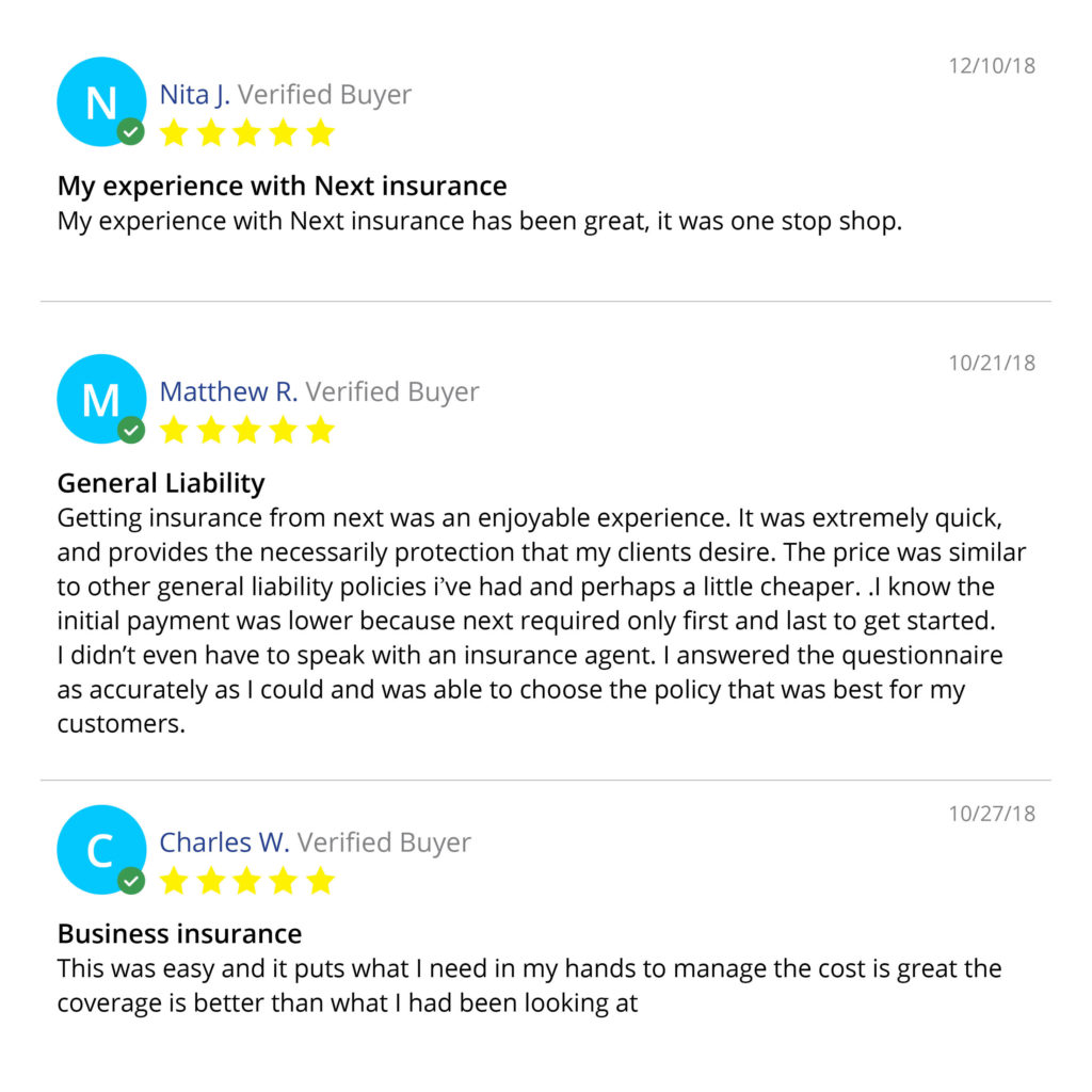 Three Customer Reviews