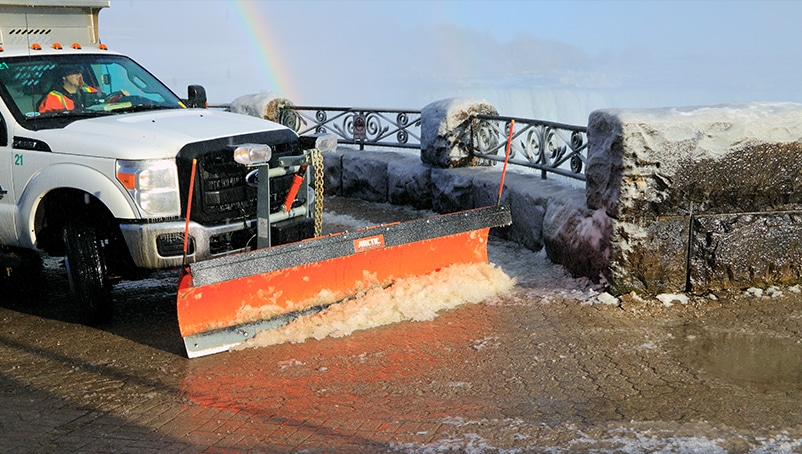 Snow plowing contract